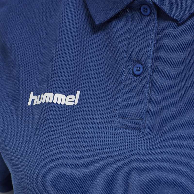 Hummel Go Cotton Polo T-shirt Dam Blå | 954744-326