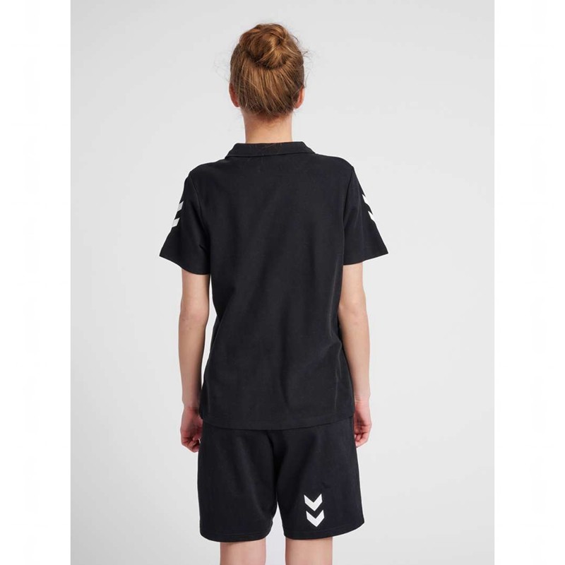 Hummel Go Cotton Polo T-shirt Dam Svarta | 703226-416