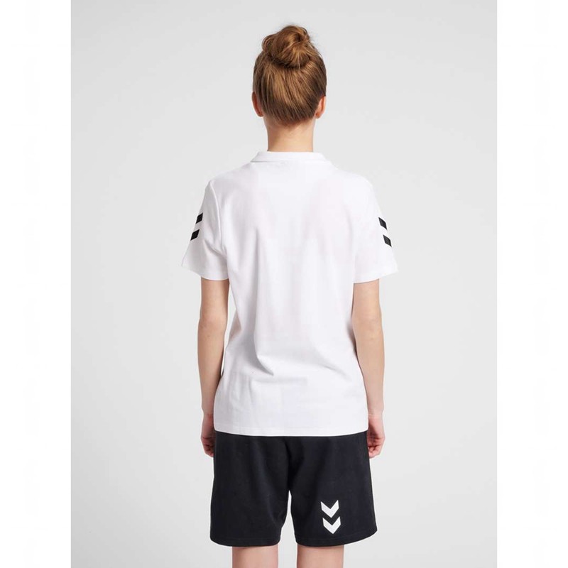 Hummel Go Cotton Polo T-shirt Dam Vita | 302470-943