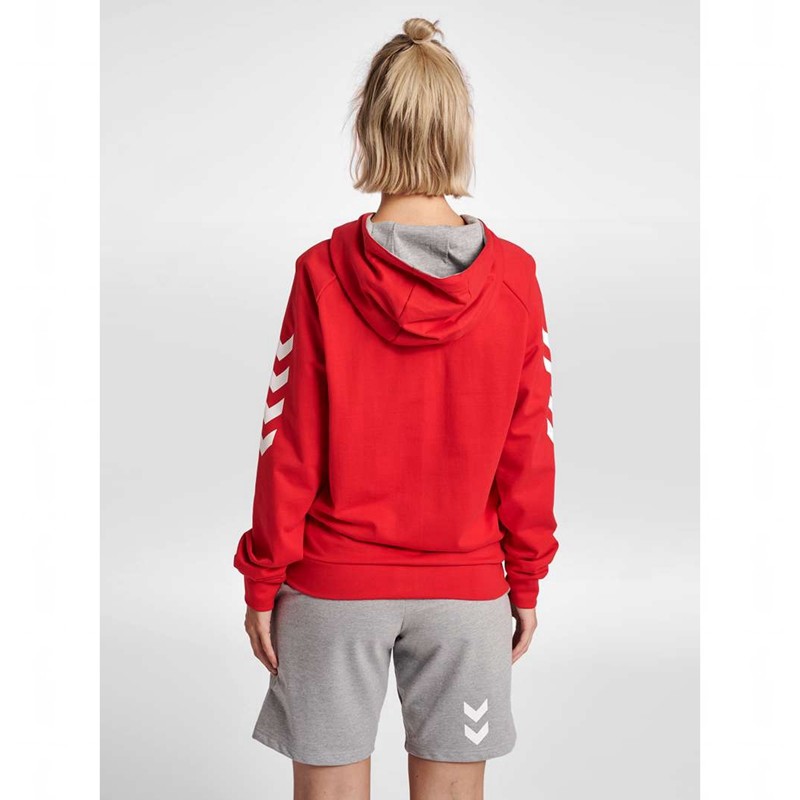 Hummel Go Cotton Zip Byxor Dam Röda | 885534-550