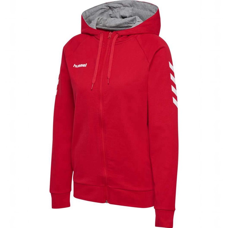 Hummel Go Cotton Zip Byxor Dam Röda | 885534-550