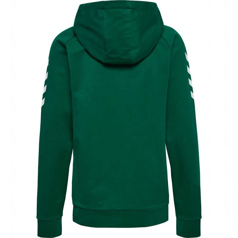 Hummel Go Cotton Zip Hoodie Dam Gröna | 816908-583