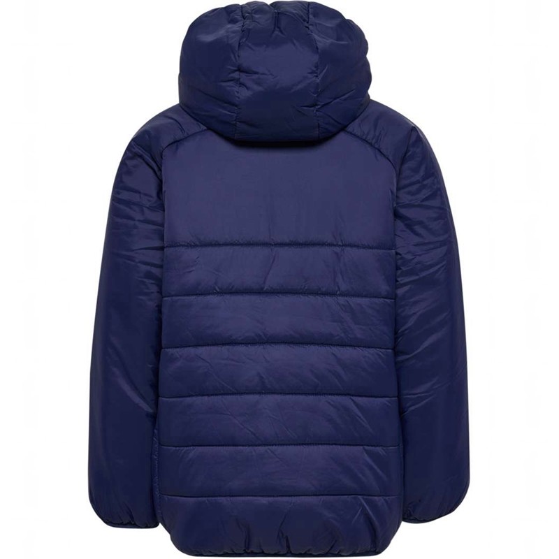 Hummel Go Quilted Hood Jackor Barn Marinblå | 085154-912