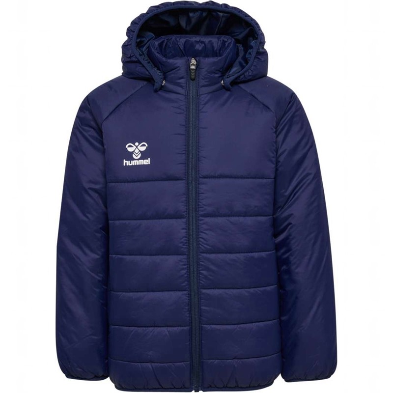 Hummel Go Quilted Hood Jackor Barn Marinblå | 085154-912