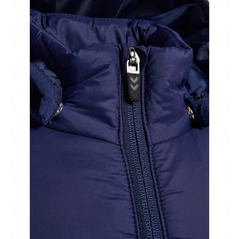 Hummel Go Quilted Hood Jackor Barn Marinblå | 085154-912