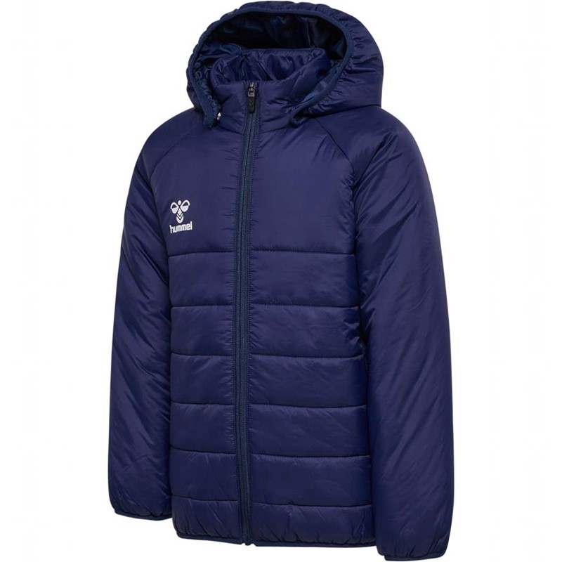 Hummel Go Quilted Hood Jackor Barn Marinblå | 085154-912