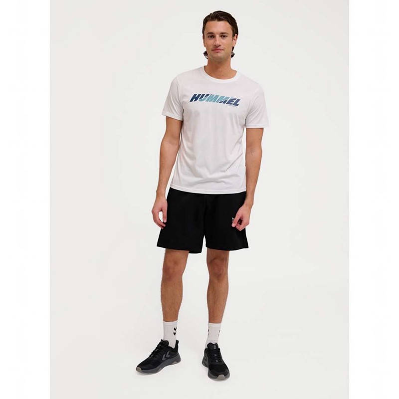Hummel Graphic Bold Logo Linne Herr Vita | 862300-038
