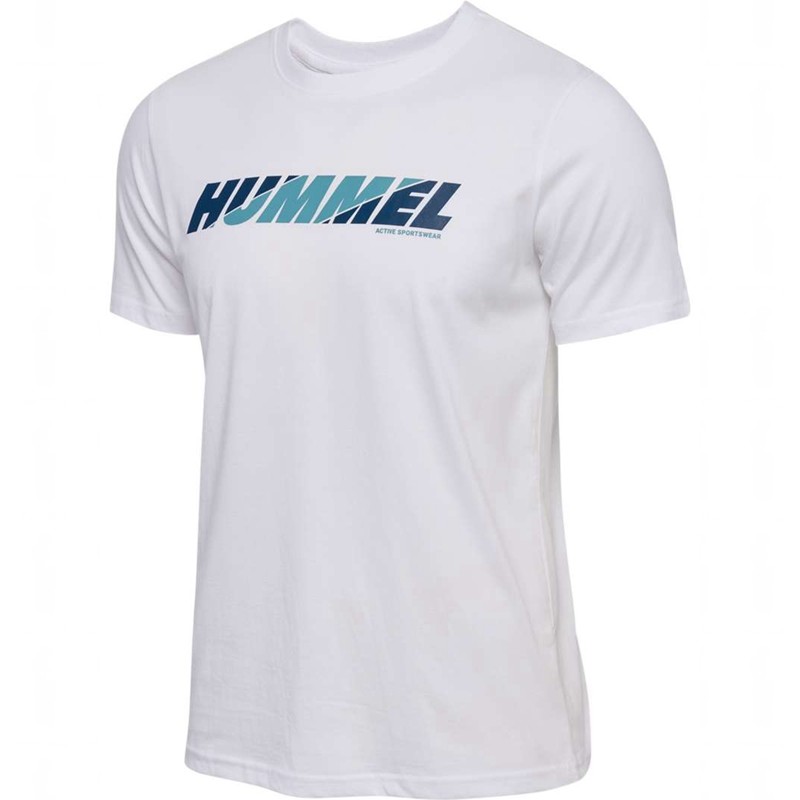 Hummel Graphic Bold Logo Linne Herr Vita | 862300-038