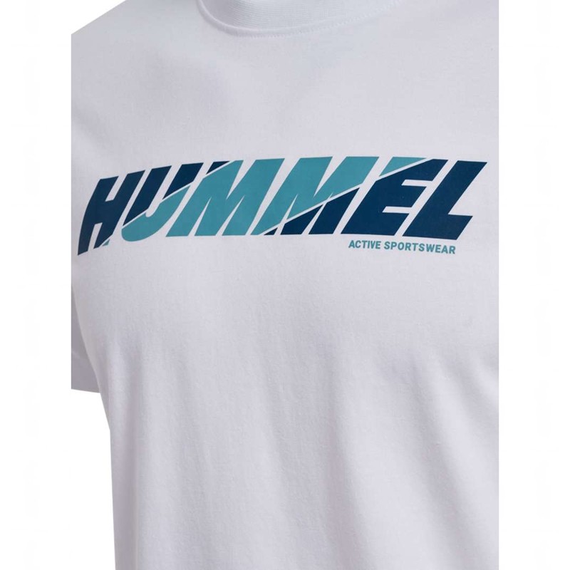 Hummel Graphic Bold Logo Linne Herr Vita | 862300-038