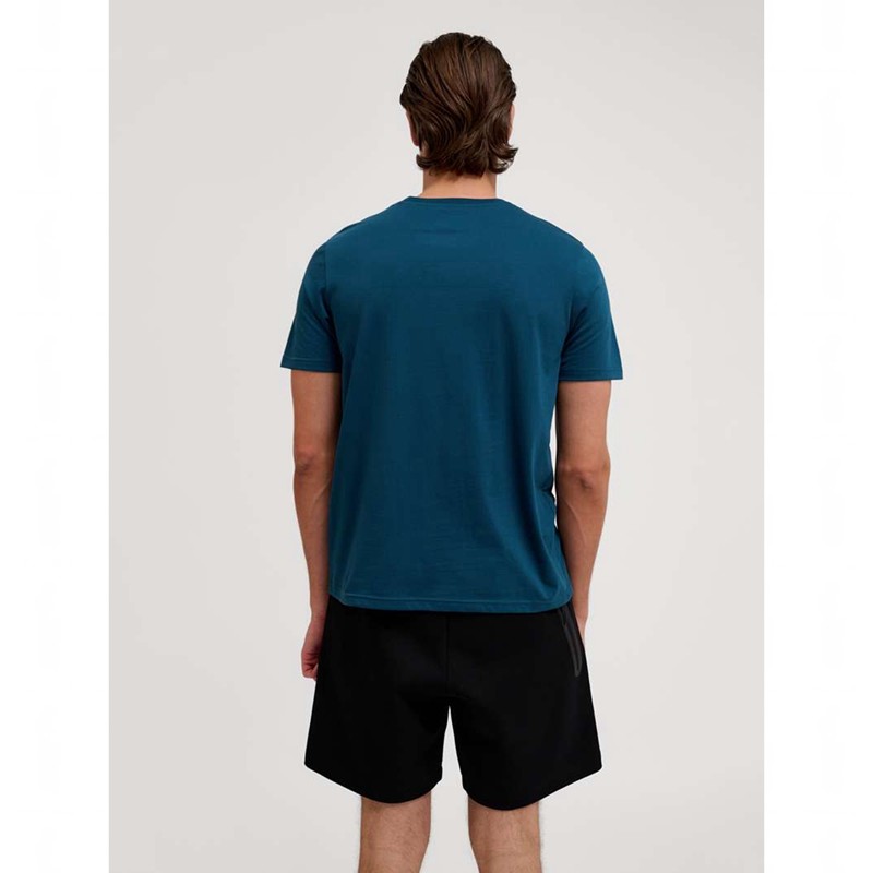 Hummel Graphic Bold Logo T-shirt Herr Marinblå | 346020-841