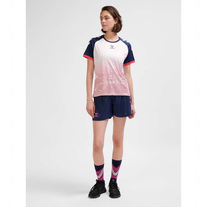Hummel Graphic Universe Ss Jersey Dam Rosa | 987152-013