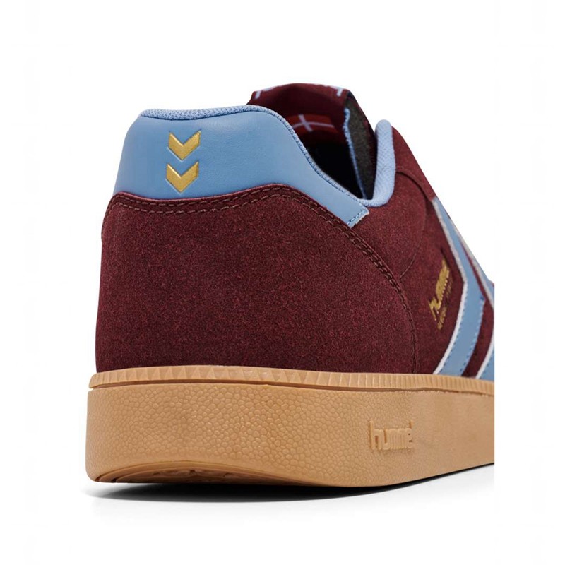 Hummel Handball Perfekt Synth. Suede Sneakers Dam Vinröda | 291855-593