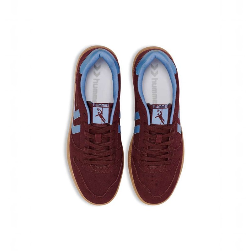 Hummel Handball Perfekt Synth. Suede Sneakers Dam Vinröda | 291855-593