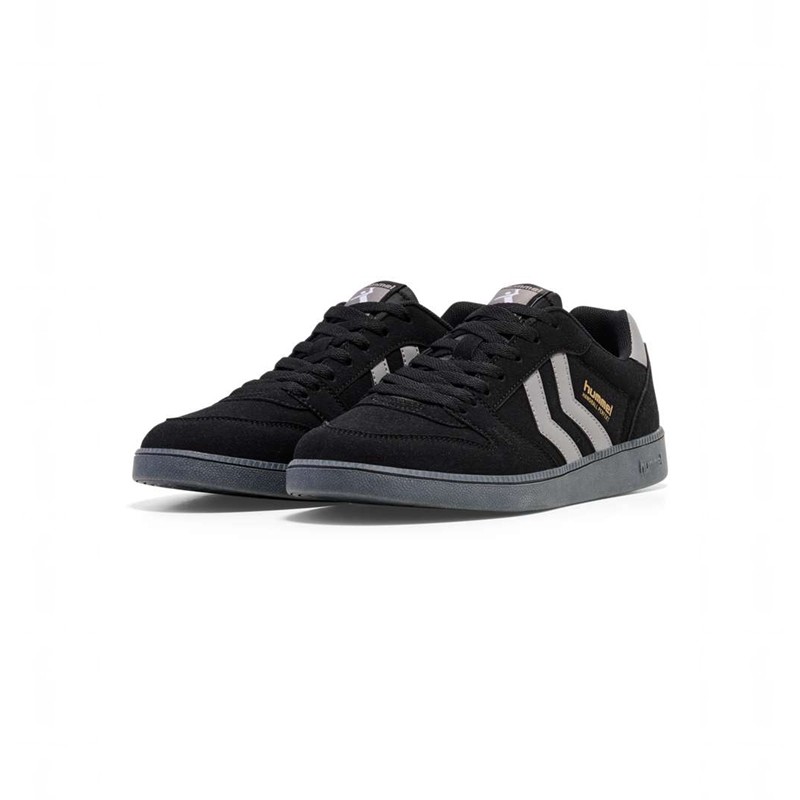 Hummel Handball Perfekt Synth. Suede Sneakers Herr Svarta | 694908-727