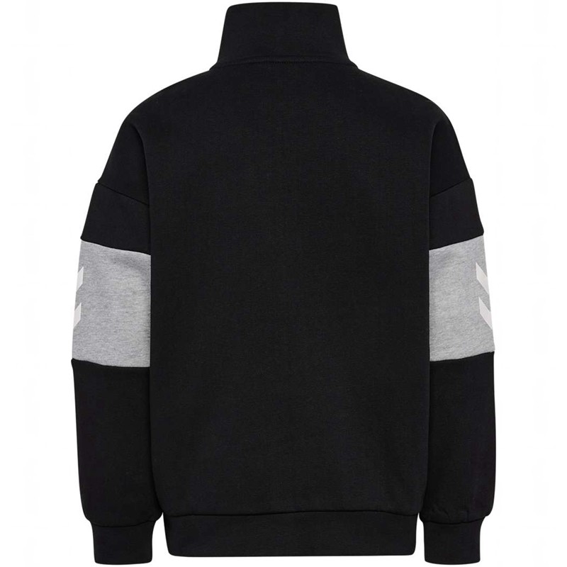 Hummel Heron Half Zip Tröjor Barn Svarta | 002498-500