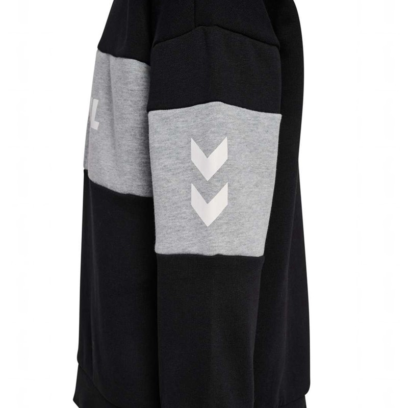 Hummel Heron Half Zip Tröjor Barn Svarta | 002498-500