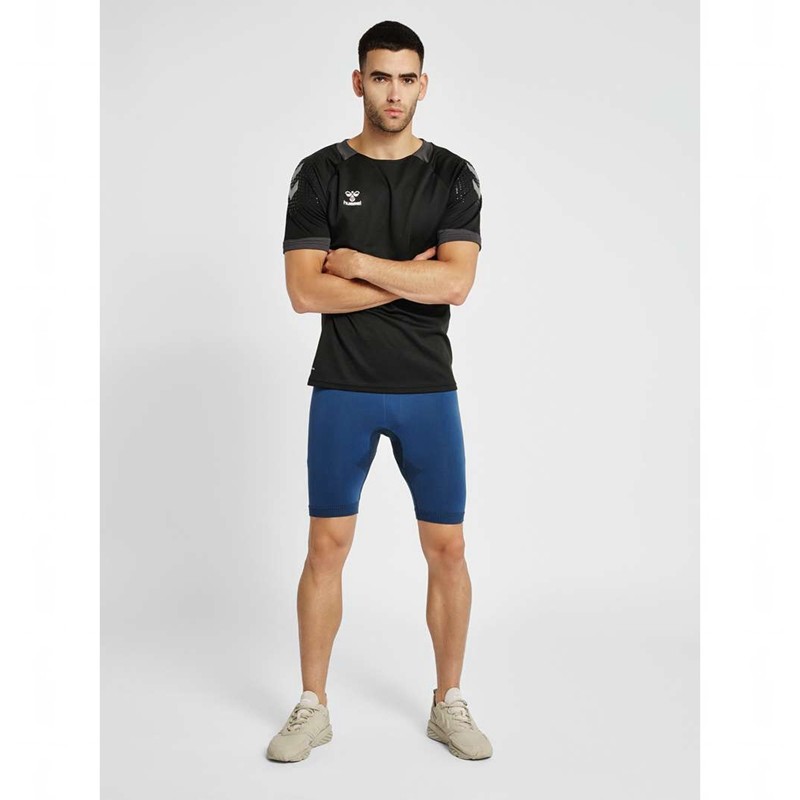 Hummel Hummel First Seamless Tr Sht Tights Shorts Herr Marinblå | 343731-091