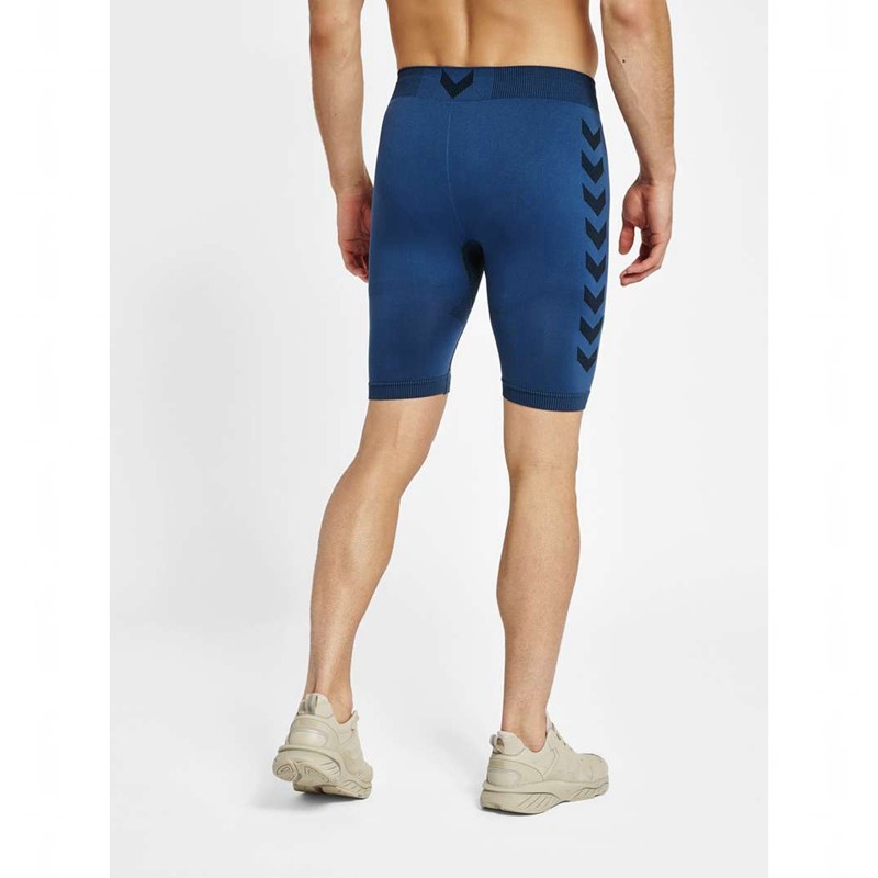Hummel Hummel First Seamless Tr Sht Tights Shorts Herr Marinblå | 343731-091