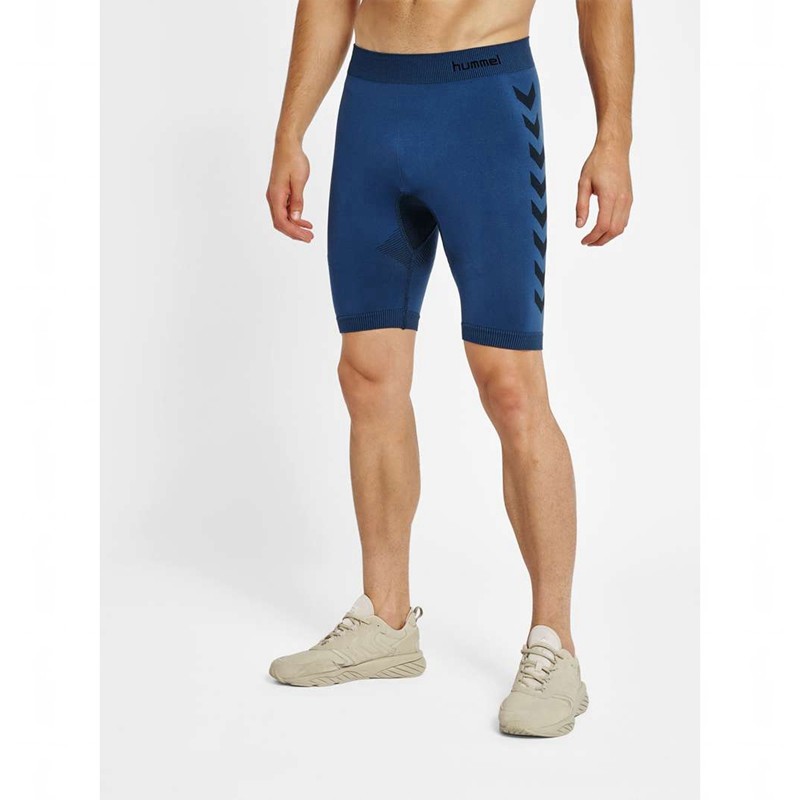Hummel Hummel First Seamless Tr Sht Tights Shorts Herr Marinblå | 343731-091