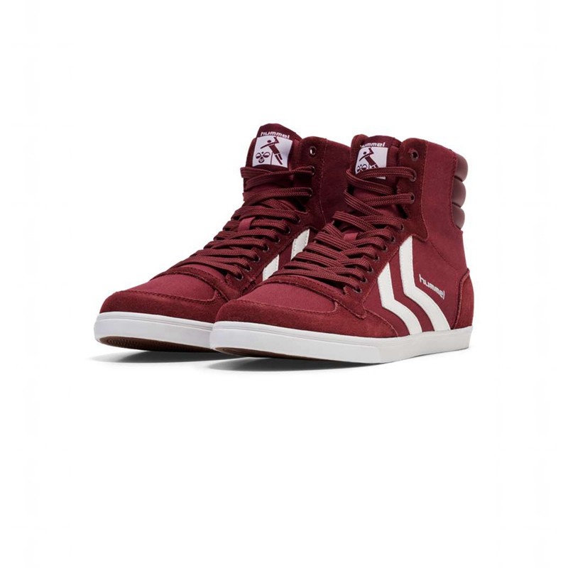 Hummel Hummel Slimmer Stadil High Sneakers Herr Röda | 904805-817