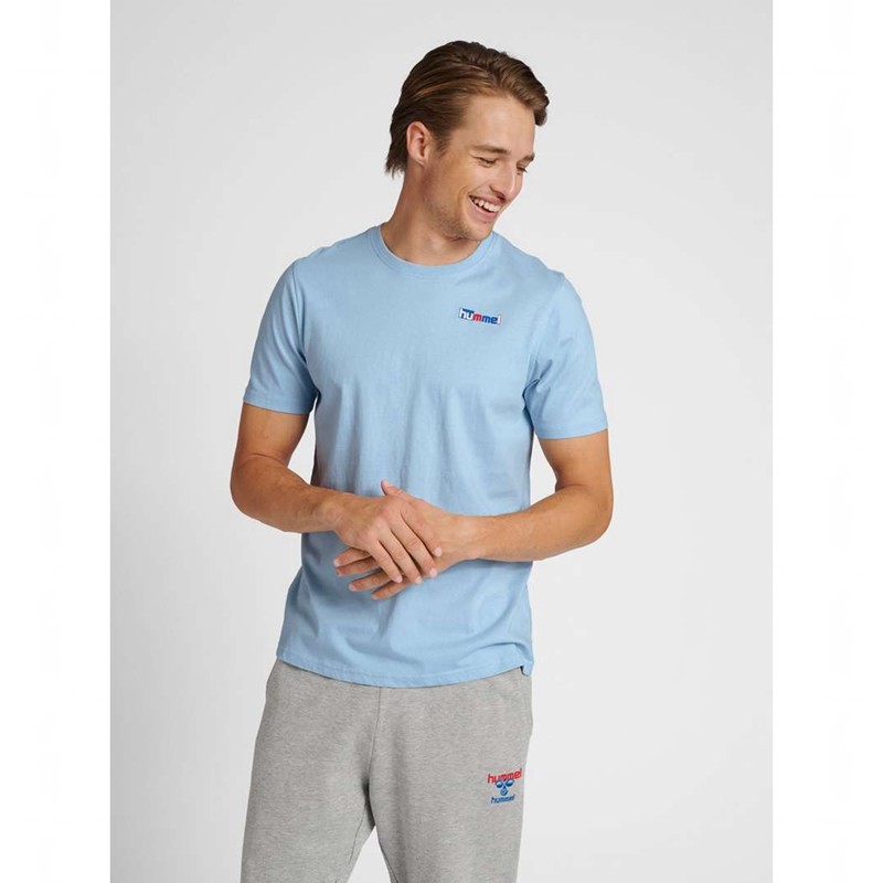 Hummel Ic Marty T-shirt Herr Blå | 619644-422