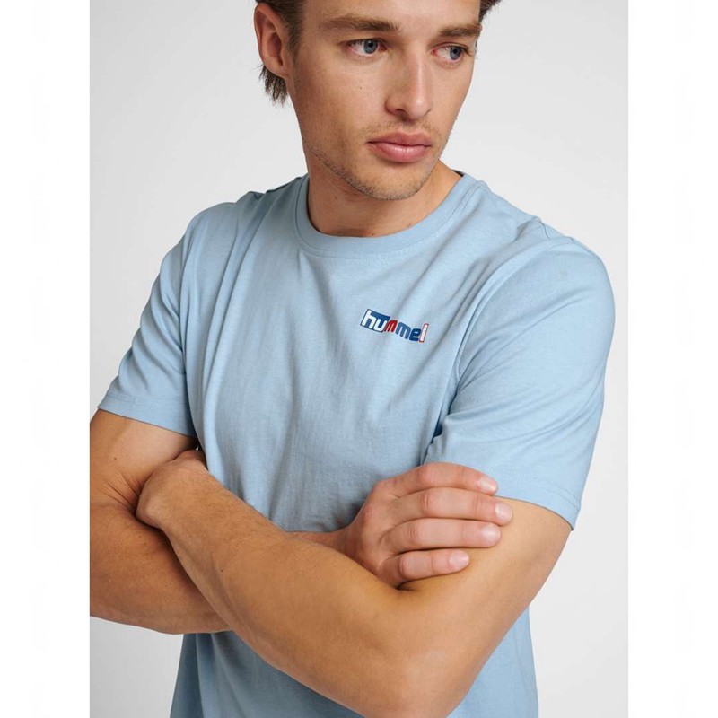 Hummel Ic Marty T-shirt Herr Blå | 619644-422