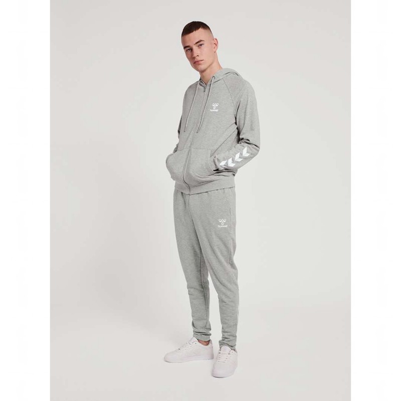 Hummel Isam 2.0 Zip Hoodie Herr Grå | 702159-691