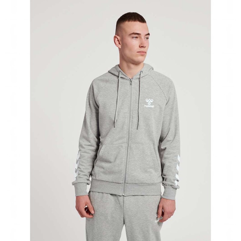 Hummel Isam 2.0 Zip Hoodie Herr Grå | 702159-691