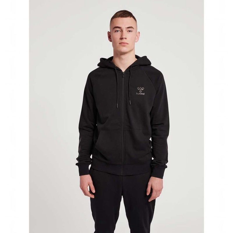 Hummel Isam 2.0 Zip Hoodie Herr Svarta | 653285-536