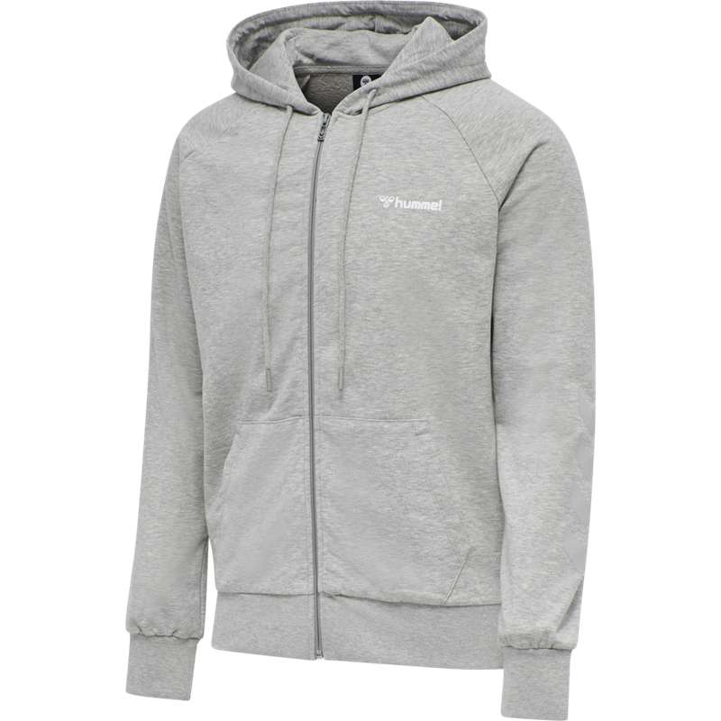 Hummel Isam Zip Hoodie Herr Grå | 983124-535