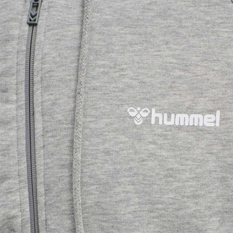 Hummel Isam Zip Hoodie Herr Grå | 983124-535