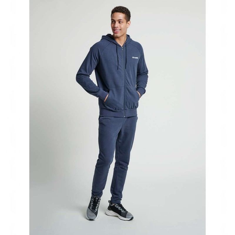 Hummel Isam Zip Hoodie Herr Marinblå | 441359-069