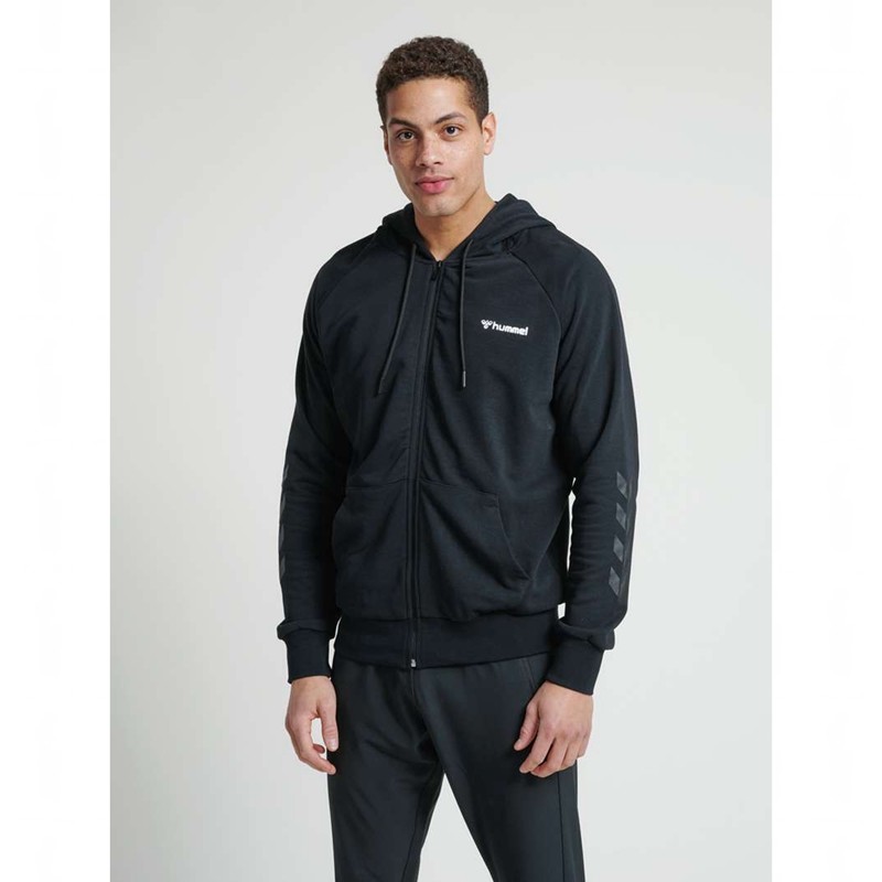 Hummel Isam Zip Hoodie Herr Svarta | 459803-115