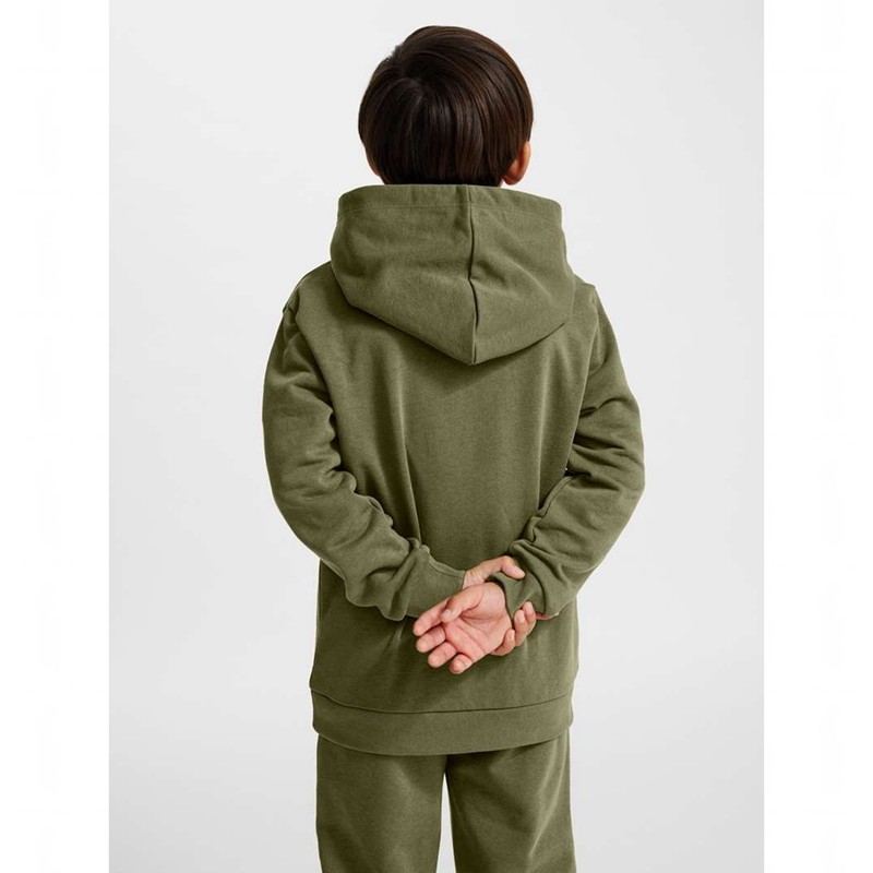 Hummel Jr Base Hoodie Barn Gröna | 266733-499