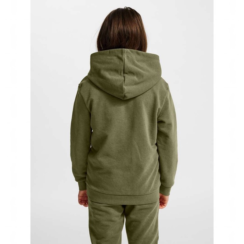 Hummel Jr Base Hoodie Barn Gröna | 266733-499