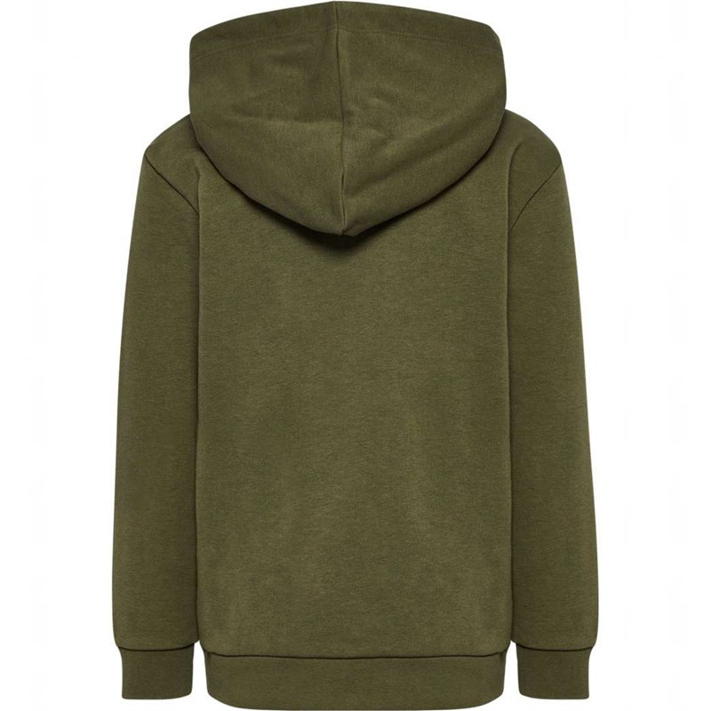 Hummel Jr Base Hoodie Barn Gröna | 266733-499