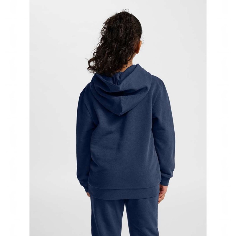 Hummel Jr Base Hoodie Barn Marinblå | 148209-144