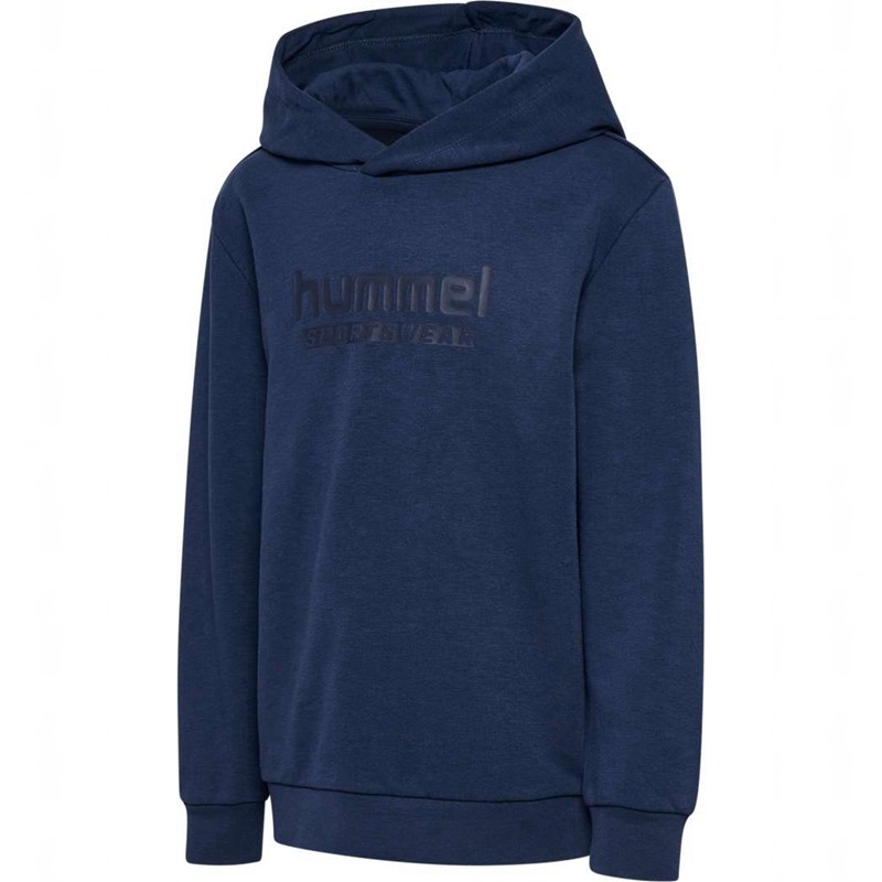 Hummel Jr Base Hoodie Barn Marinblå | 148209-144