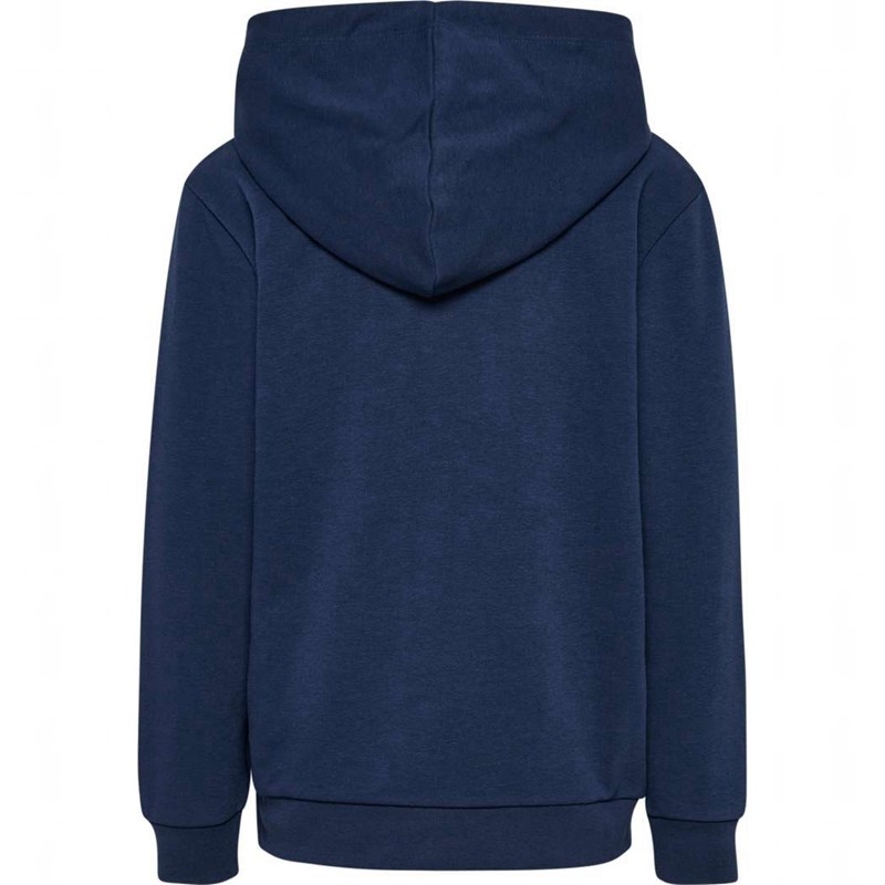 Hummel Jr Base Hoodie Barn Marinblå | 148209-144