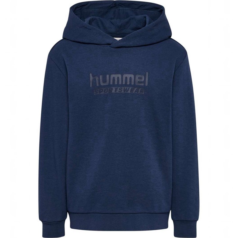 Hummel Jr Base Hoodie Barn Marinblå | 148209-144