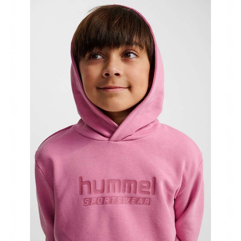 Hummel Jr Base Hoodie Barn Rosa | 547576-580