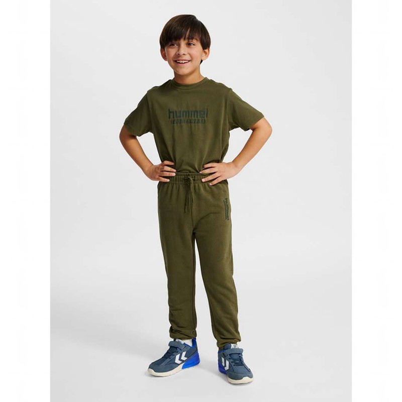 Hummel Jr Base Regular Byxor Barn Gröna | 155596-667