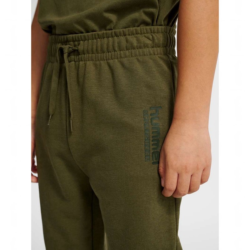 Hummel Jr Base Regular Byxor Barn Gröna | 155596-667