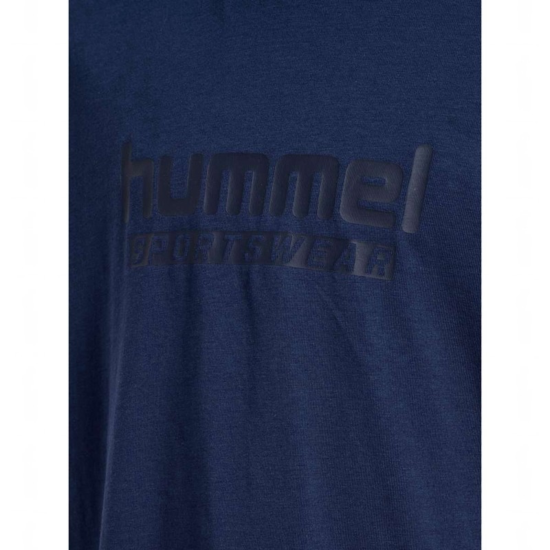 Hummel Jr Base S/S Hoodie Barn Marinblå | 305798-227