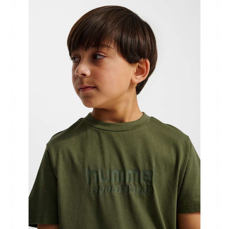 Hummel Jr Base S/S Sneakers Barn Gröna | 480792-957