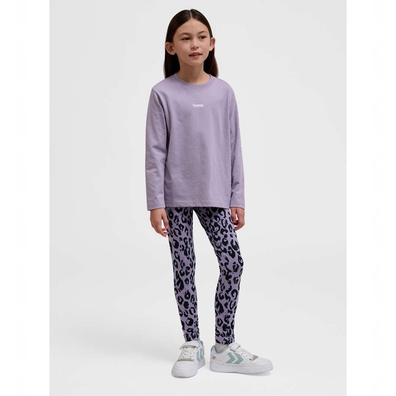 Hummel Jr Fast L/S Byxor Barn Lavendel | 638008-251