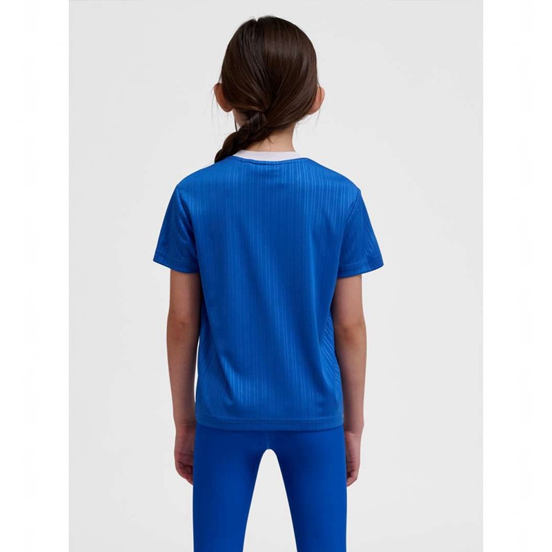 Hummel Jr Fast Loose S/S T-shirt Barn Blå | 118682-029