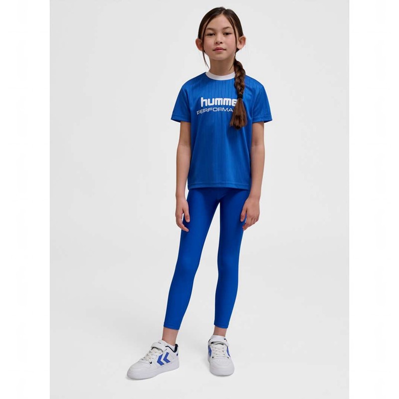 Hummel Jr Fast Loose S/S T-shirt Barn Blå | 118682-029