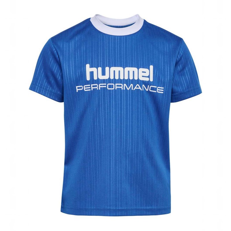 Hummel Jr Fast Loose S/S T-shirt Barn Blå | 118682-029