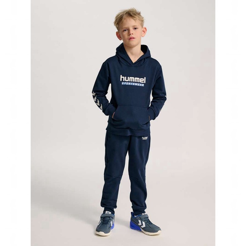 Hummel Jr Logo Shorts Barn Marinblå | 857051-071